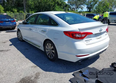 2017 Hyundai Sonata Sport z USA, uszkodzony, nr VIN 5NPE34AF5HH461281